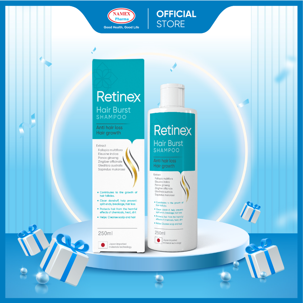 Dầu gội ngăn rụng tóc, kích thích mọc tóc Retinex